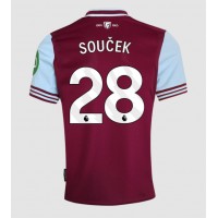 West Ham United Tomas Soucek #28 Hemmatröja 2024-25 Korta ärmar